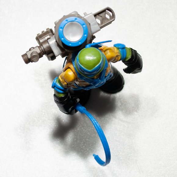 2012 TMNT Teenage Mutant Ninja Turtles Leonardo Action Figure Ooze Backpack  X - Picture 2 of 4